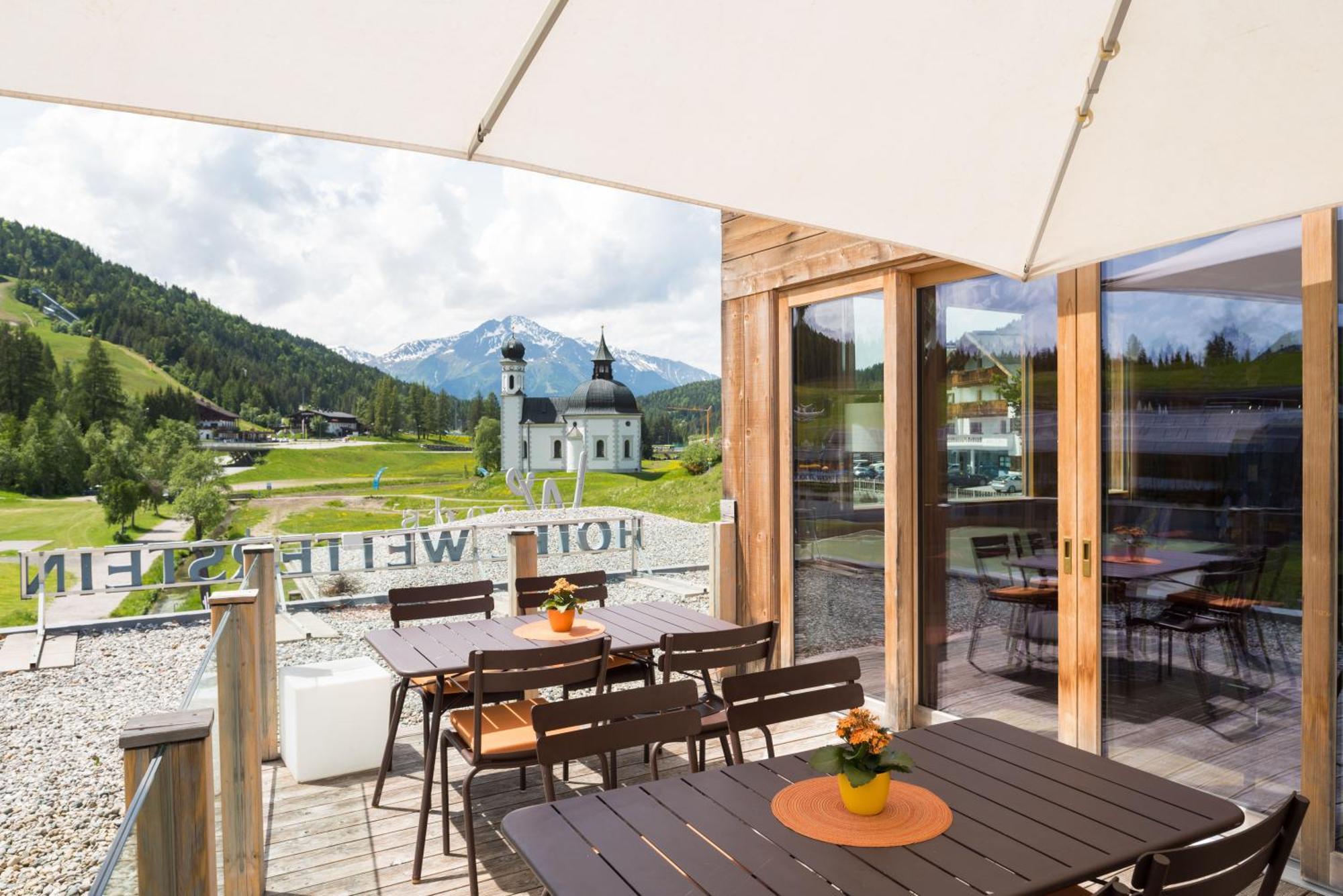 Hotel Wetterstein Зеефельд в Тироле Экстерьер фото